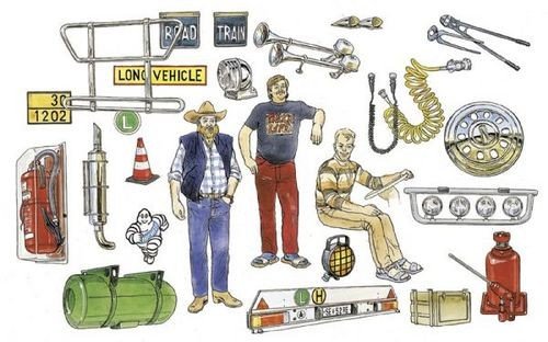 Italeri 0720 Truck Accessories 1/24