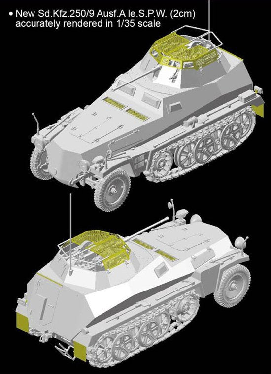 Dragon 6882 Sd.Kfz.250/9 Ausf.A le.SPW (2cm) (1/35) – immagine 11