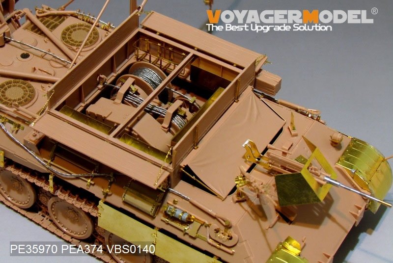 Voyager Model PE35970 WWII German Bergepanther Ausf.A (Late type,Panther G tool holders) Basic For MENG SS-015 1/35 – zdjęcie 13