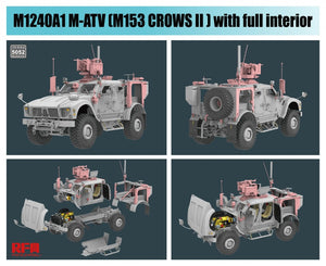 Rye Field Model 5052 M1240A1 M-ATV M153 CROWS II with full interior 1/35 – image 2