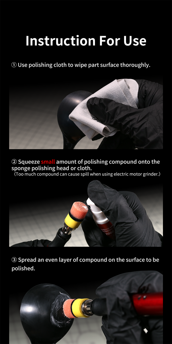 DSPIAE LM10/4000 Liquid Model Rubbing Compound #4000 – zdjęcie 3