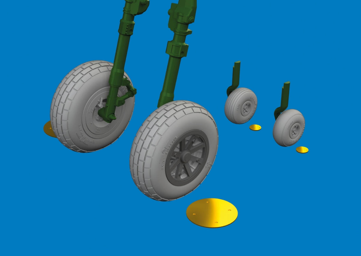 Eduard 6481059 P-40E wheels block tread Eduard 1/48 – zdjęcie 2