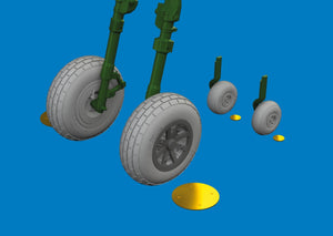 Eduard 6481059 P-40E wheels block tread Eduard 1/48 – zdjęcie 2