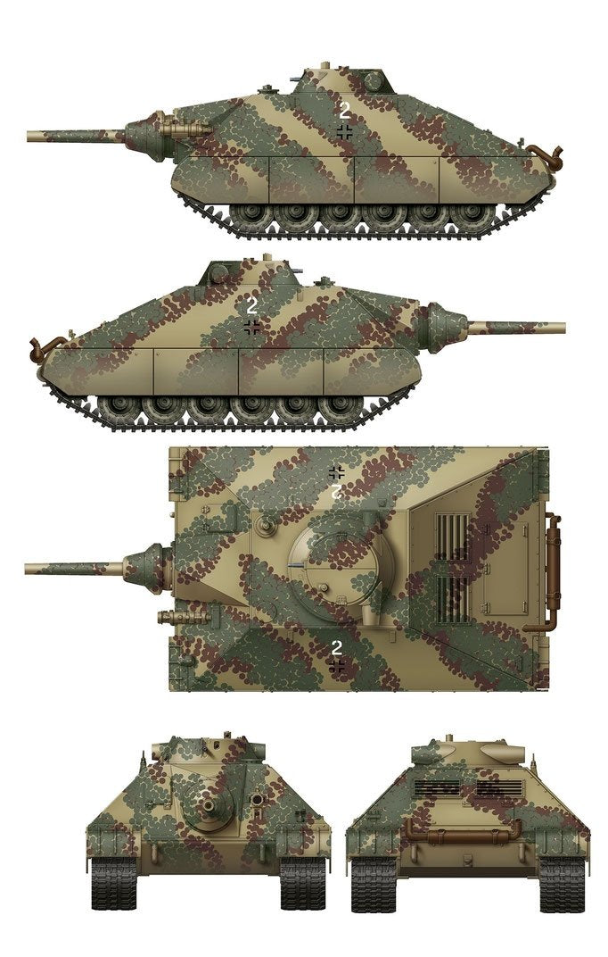 Das Werk DW35019 Schwerer kleiner Panzerkampfwagen German Heavy Tank Project 1944 (2 in 1) 1/35 – image 6