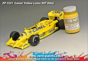 Zero Paints ZP-1021 Team Camel Lotus Yellow (99T -100T) Paint 60ml – image 4