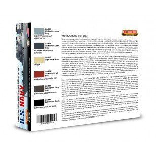Lifecolor CS52 Acrylic paint set Modern US Navy 6x22ml – immagine 2