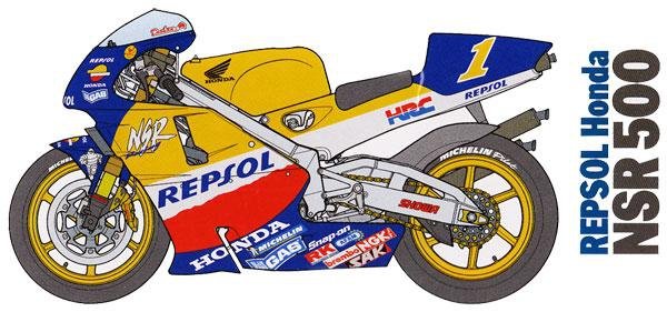 Zero Paints ZP-1097 Repsol Honda NSR500 1999 Paint Set 3x30ml – image 3