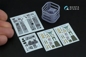 Quinta Studio QD+48520 Tornado Gr.1 3D-Printed &amp;amp; colored Interior on decal paper (Italeri) (with 3D-printed resin parts) 1/48 – image 2