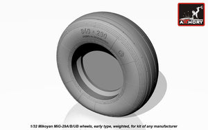 Armory Models AW32006 Mikoyan MiG-29A/B/UB Fulcrum wheels, early, weighted 1/32 – image 2