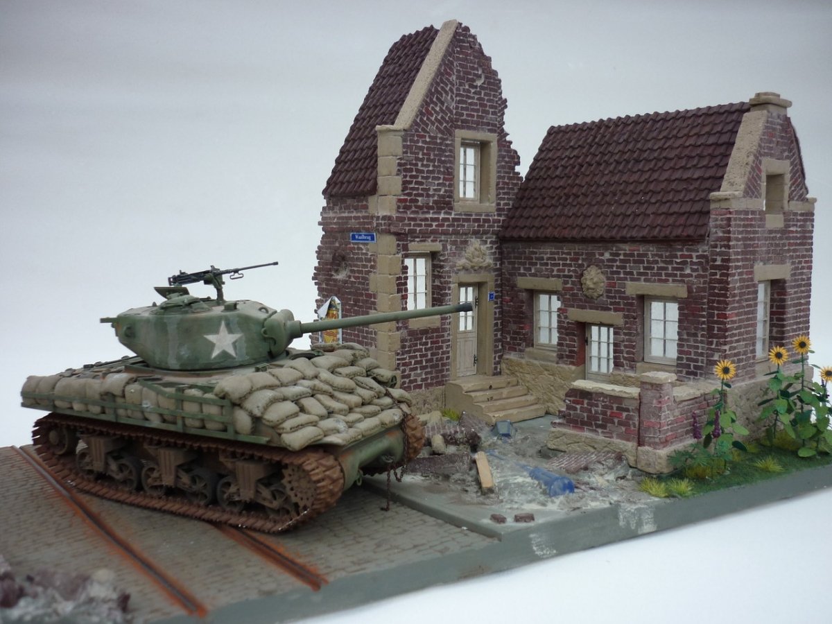 RT-Diorama 35193 Diorama-Base: &amp;quot;Arnheim 1944&amp;quot; New Version 1/35 – Bild 7