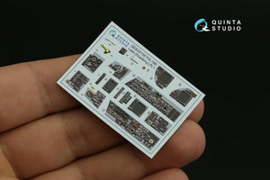 Quinta Studio QD32156 F/A-18D late 3D-Printed &amp;amp; colored Interior on decal paper (Academy) 1/32 – obrázek 9