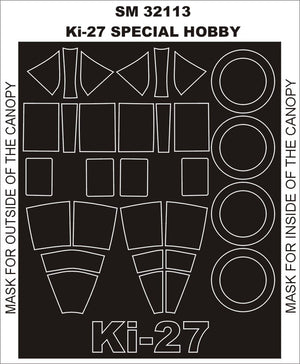 Montex SM32113 Ki-27 NATE SPECIAL HOBBY