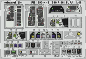 Eduard 491590 Lockheed Martin F-16I Sufa - Space Set Kinetic Gold Edition Kits 1/48