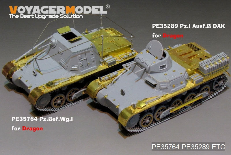 Voyager Model PE35764 WWII German Pz.Bef.Wg.I Command tank (Sd.Kfz. 265) basic For DRAGON 6218/6597 1/35 – obrázek 7