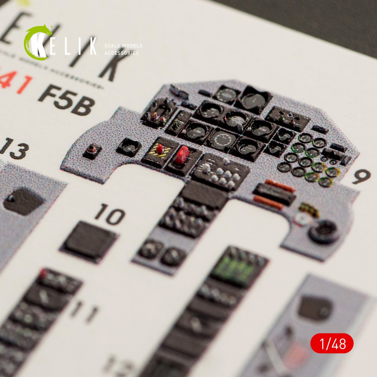 KELIK K48041 F-5B FREEDOM FIGHTER INTERIOR 3D DECALS FOR KINETIC KIT 1/48 – image 3