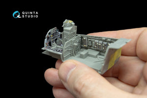 Quinta Studio QD48039 F-15C 3D-Printed &amp;amp; colored Interior on decal paper (for GWH kit) 1/48 – immagine 3