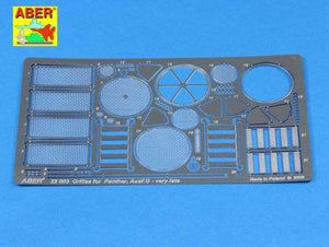 Aber 25003 Mesh for German Panther G tank (late) (ACA) (1/25)