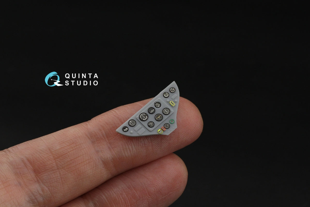 Quinta Studio QD48566 British WWII Cockpit instrument gauges 3D-Printed &amp;amp; colored Interior on decal paper (All Kits) 1/48 – image 7