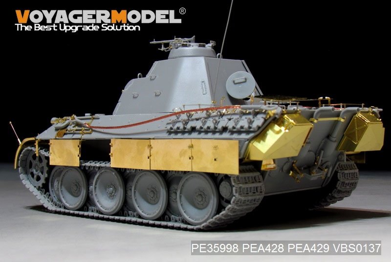 Voyager Model PE35998 WWII German FlaKPanzer V FlaKvierling 20mm MG 151/20 Basic For TAKOM 2105 1/35 – obrázek 7