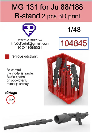 Omask 104845 MG 131 for Ju 88/188 B-Stand 1/48 – image 2