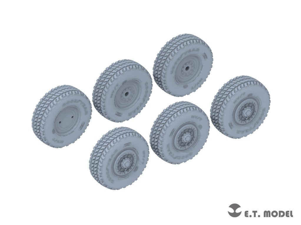ET Model P35-127 Modern US M142 High Mobility Artillery Rocket System（HIMARS）Sagged Wheels for Trumpeter kit 1/35 – imagen 2