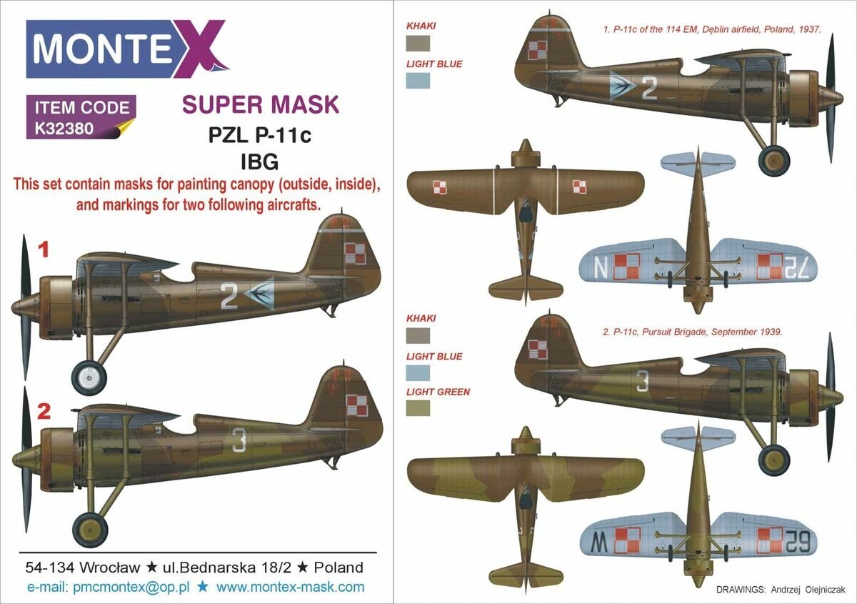Montex K32380 PZL P.11c IBG 1/32