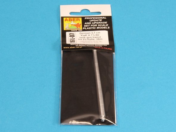 Aber 16L-07 German 3,7 cm KwK A 7 L/42 tank gun barrel for Pz.Kpfw. 38(t) 1/16 – Bild 7