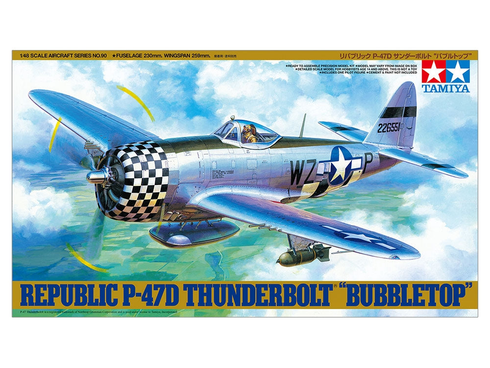 Tamiya 61090 Republic P-47D Thunderbolt Bubbletop 1/48 – image 2