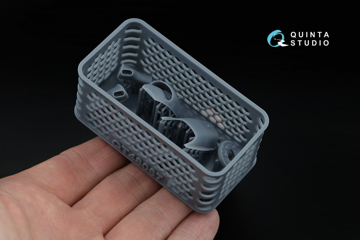 Quinta Studio QT48067 LaGG-3 series 66 Radiators cowls and spinner (Zvezda) 1/48 – image 9