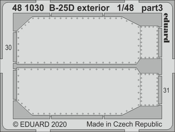 Eduard 481030 B-25D exterior 1/48 REVELL – image 3