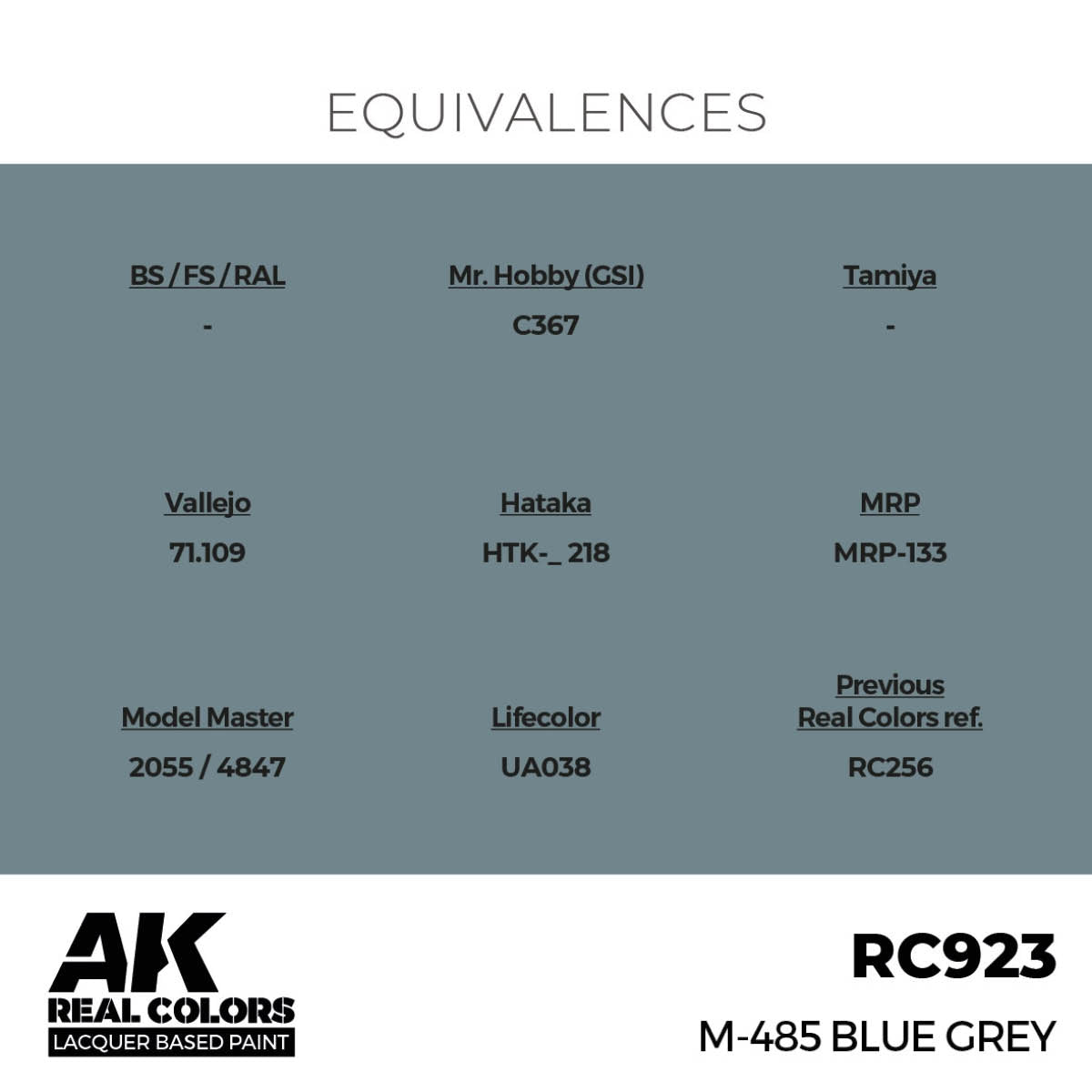 AK Interactive RC923 M-485 Blue Gray 17 ml – image 2