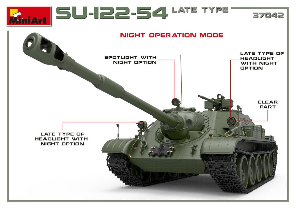 MiniArt 37042 SU-122-54 LATE TYPE 1/35 – image 8