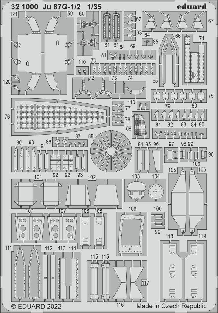 Eduard 321000 Ju 87G-1/2 BORDER MODEL 1/35 – image 2