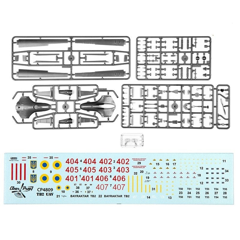 Clear Prop! CP4809 TB.2 Unmanned Aerial Vehicle STARTER KIT 1/48 – image 2