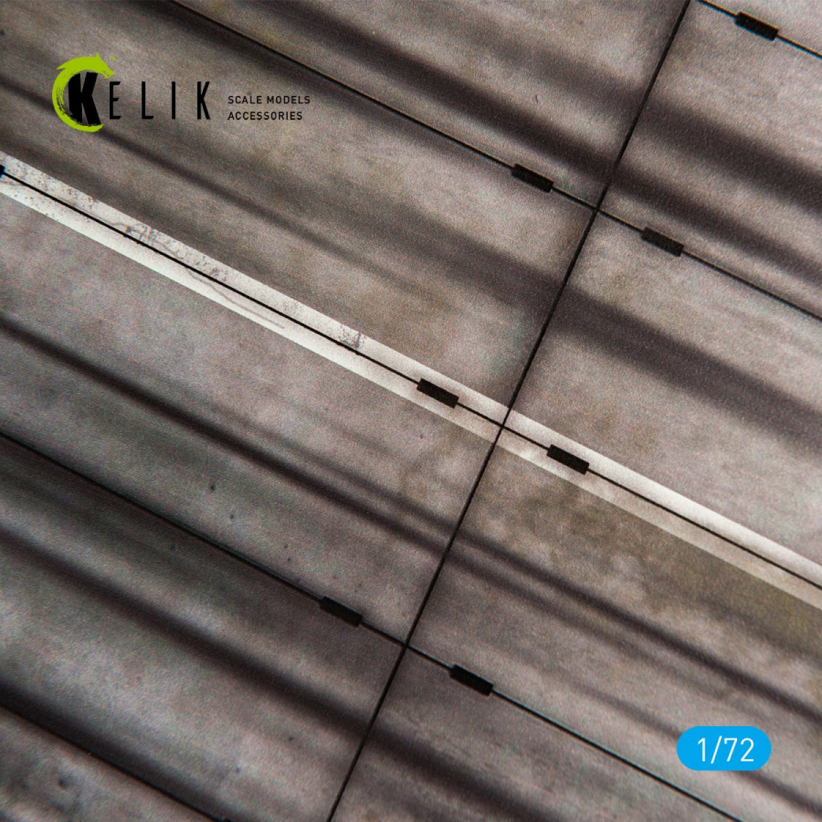 KELIK KS72001 CONCRETE PLATES TYPE 1 BASE - ACRYLIC 3 MM (280 X 180 MM) 1/72 – image 2