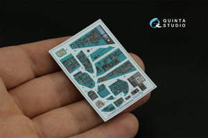 Quinta Studio QDS-48356 Mi-24D 3D-Printed &amp;amp; colored Interior on decal paper (Trumpeter) (Small version) 1/48 – immagine 6