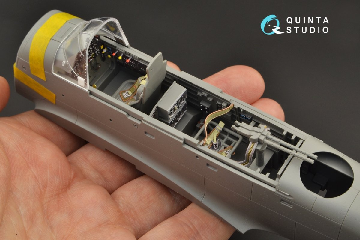 Quinta Studio QD35054 Ju 87G 3D-Printed &amp;amp; colored Interior on decal paper ( Border Model ) 1/35 – immagine 7