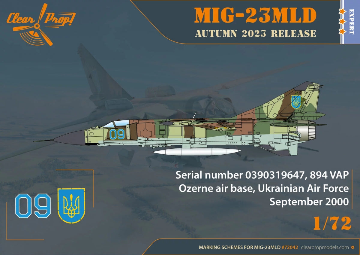 Clear Prop! CP72042 MiG-23MLD The last Ukrainian Flogger-К EXPERT KIT 1/72 – Bild 3