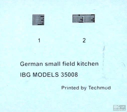 IBG 35008 German small field kitchen Hf.14 1/35 – obrázek 3