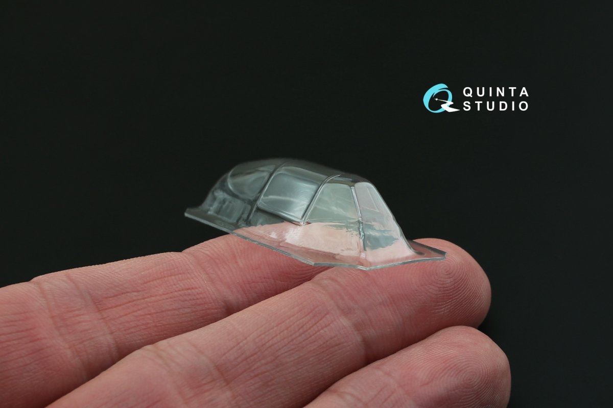 Quinta Studio QC48020 Yak-1B correction vacuformed clear canopy 1 pcs (for Accurate miniatures/Zvezda/Eduard kit) 1/48 – image 7