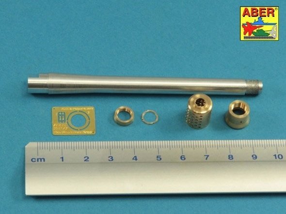 Aber 35L-261 150mm barrel with brake for German E-100 tank with Krupp turret 1/35 – Bild 4