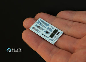 Quinta Studio QD48082 Su-57 3D-Printed &amp;amp; colored Interior on decal paper (for Zvezda kit) 1/48 – image 4