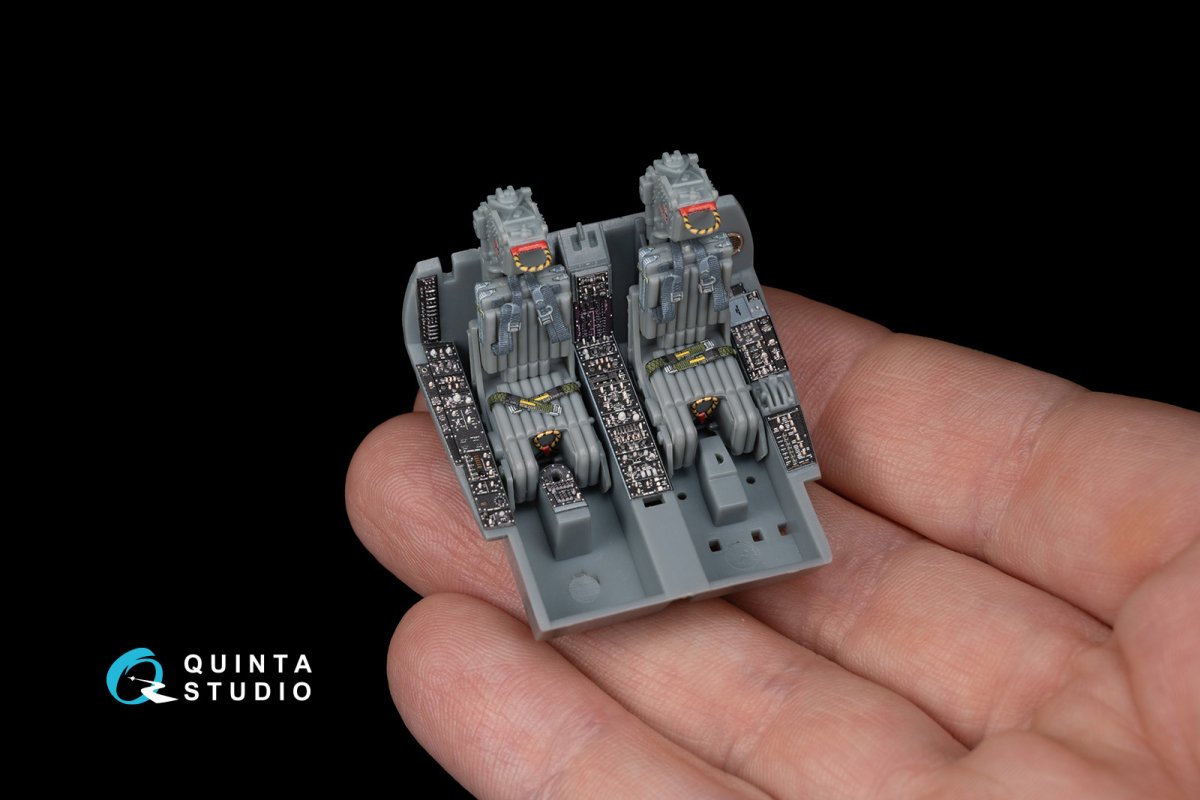 Quinta Studio QD48164 A-6A Intruder 3D-Printed &amp;amp; colored Interior on decal paper (for HobbyBoss kit) 1/48 – image 4
