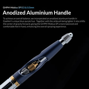 Gaahleri 43004 Premium Series GHPM-Mobius SP 0,3 &amp; 0,5 mm Airbrush