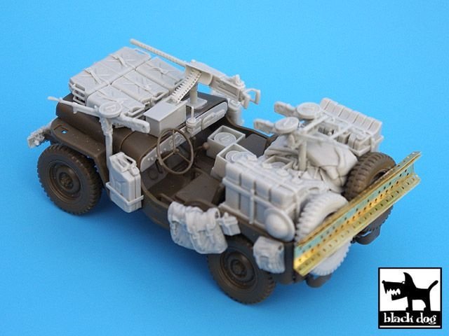Black Dog T35014 British SAS Jeep Africa for TamiyaItaleri 1/35 – immagine 4
