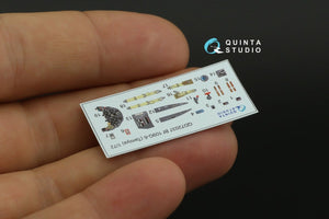 Quinta Studio QD72037 Bf 109 G-6 3D-Printed &amp;amp; colored Interior on decal paper (Tamiya) 1/72 – Bild 3
