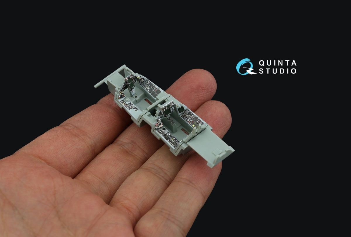 Quinta Studio QD72085 F-14B 3D-Printed &amp;amp; colored Interior on decal paper (Academy) 1/72 – image 9
