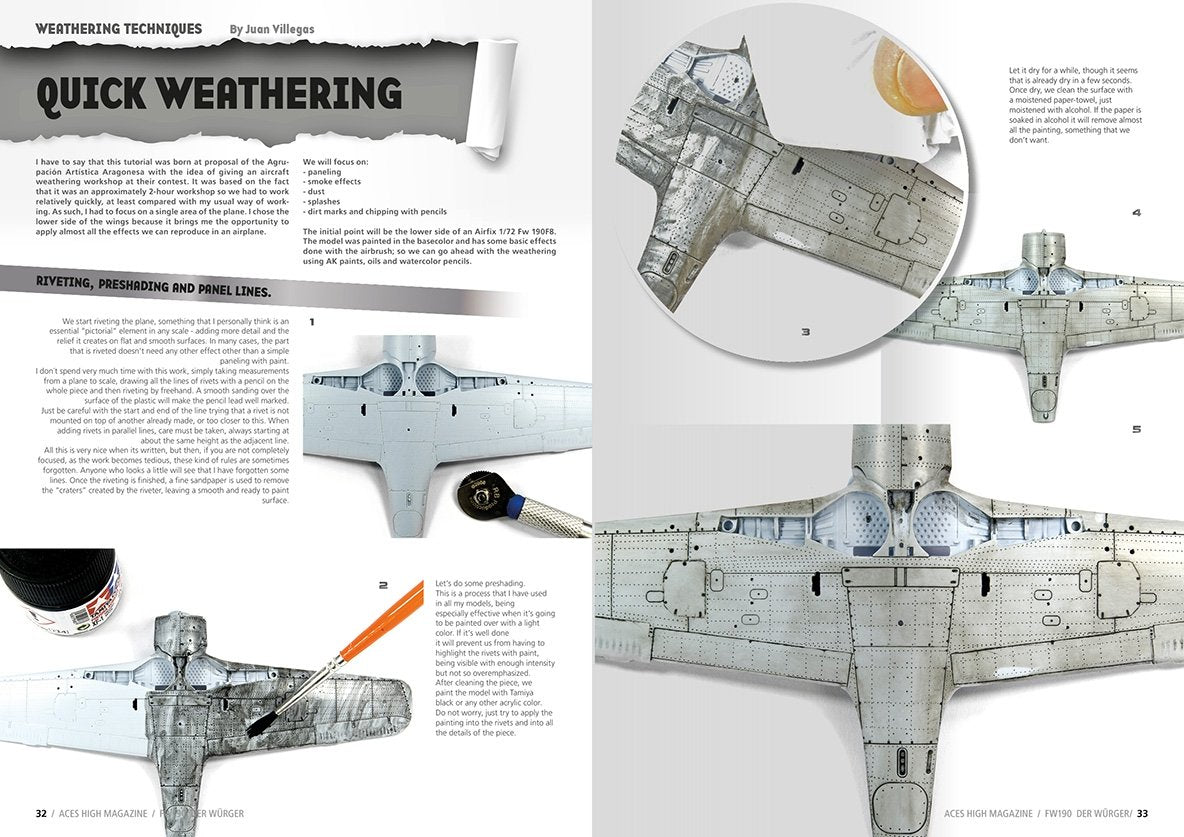 AK Interactive AK2921 ACES HIGH ISSUE 11 FW 190 DER WÜRGER (English) – obrázek 2