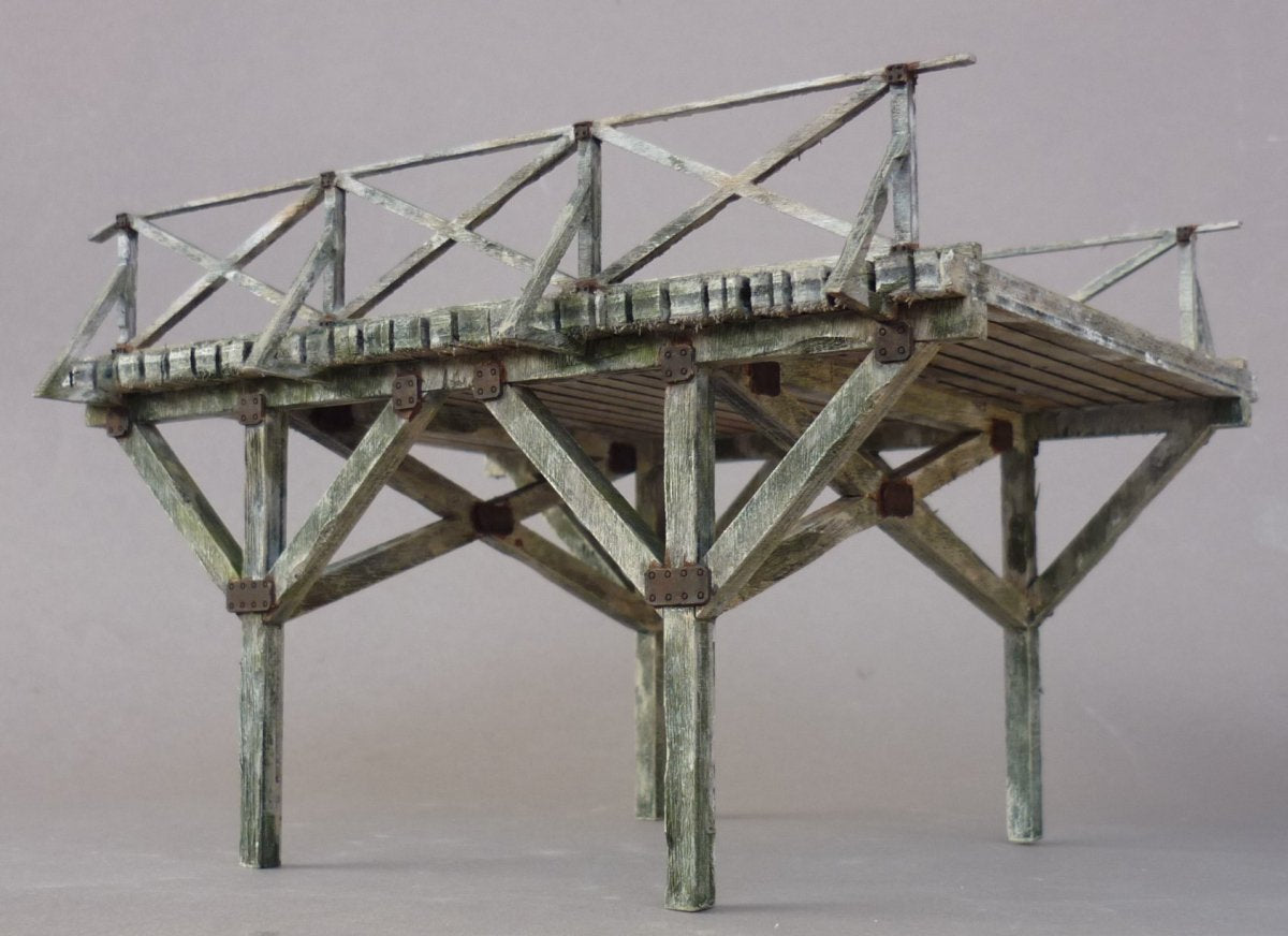 RT-Diorama 35546 Wooden bridge 1/35 – Bild 9