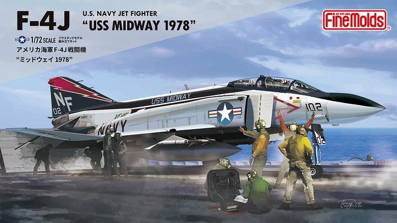 Fine Molds 72743 US Navy Jet Fighter F-4J “USS Midway 1978” 1/72